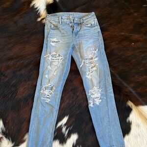 American Eagle size 00R straight leg jeans